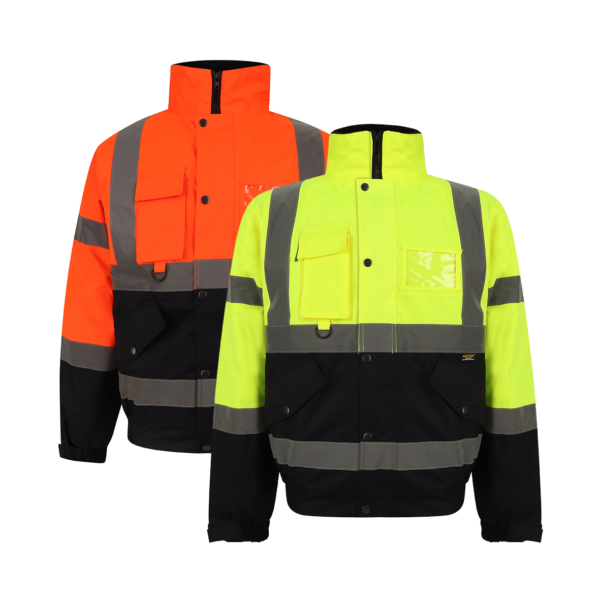 HI VISIBILITY TWO-TONE BOMBER JACLET