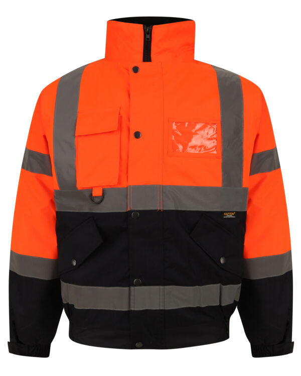 HI VISIBILITY TWO-TONE BOMBER JACLET